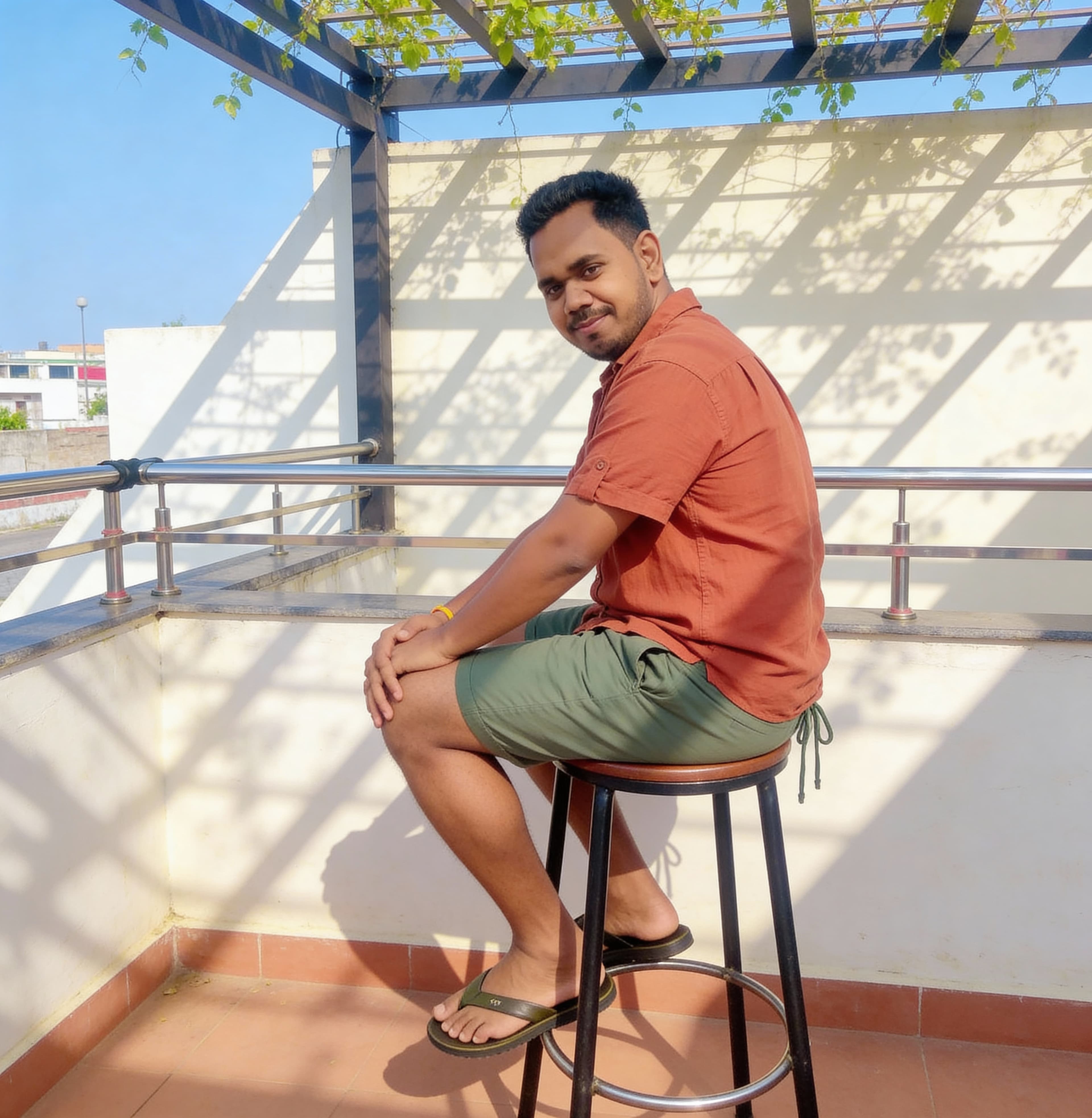 Casual male portrait