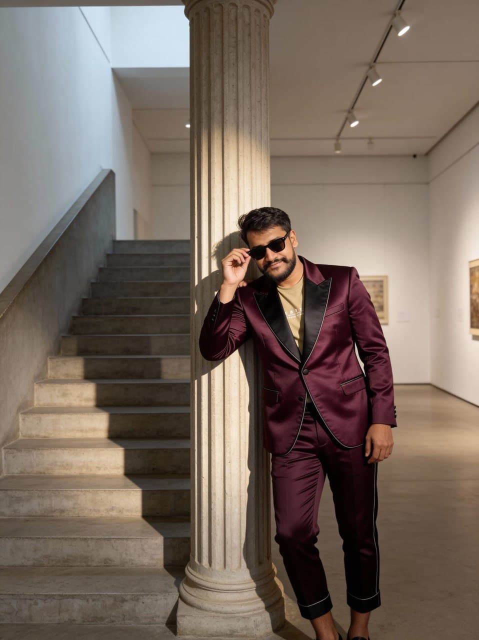 Male evening portrait