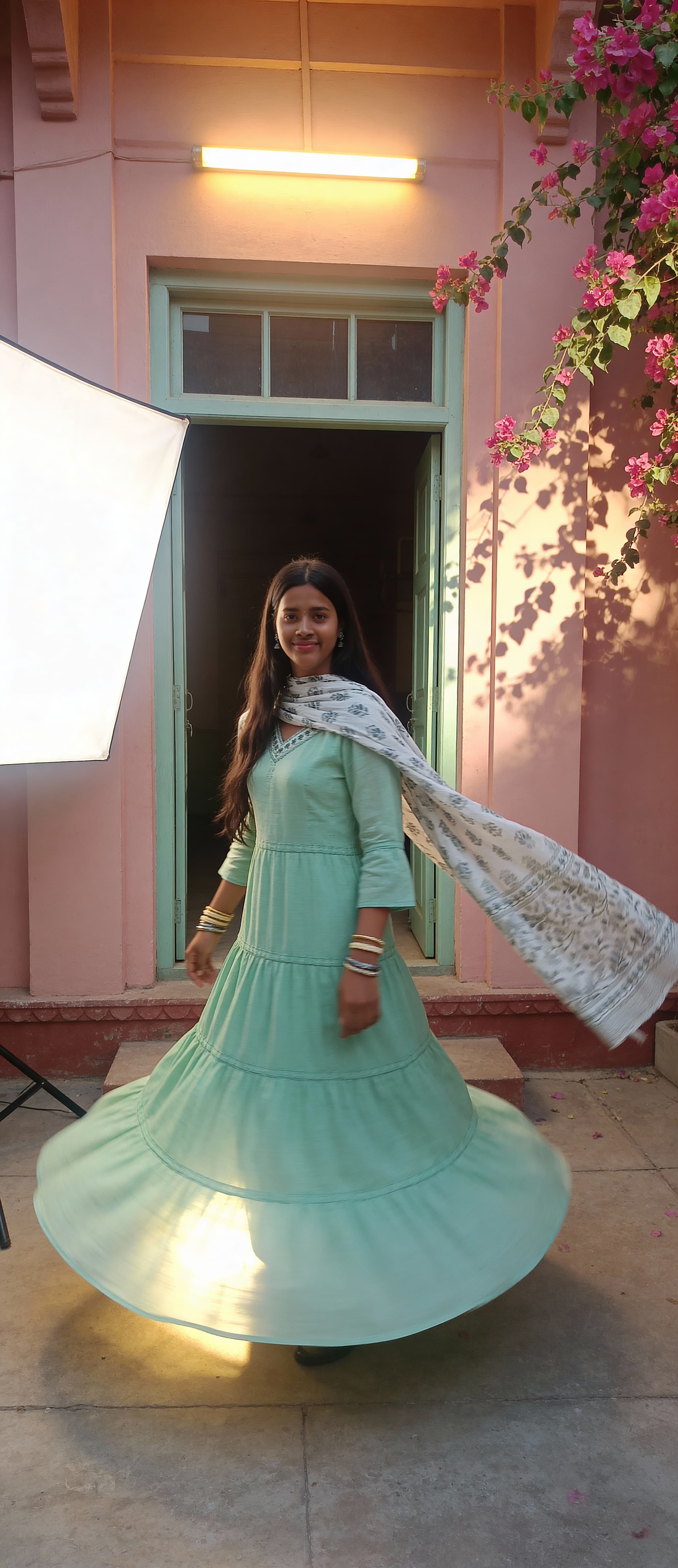 AI professional headshot with elegant studio lighting